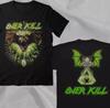 Overkill Metal Rock Band Retro 90s Black Double Sided T-shirt Retro Style Suitable for Fans, Unisex, All Season Style - Men's...