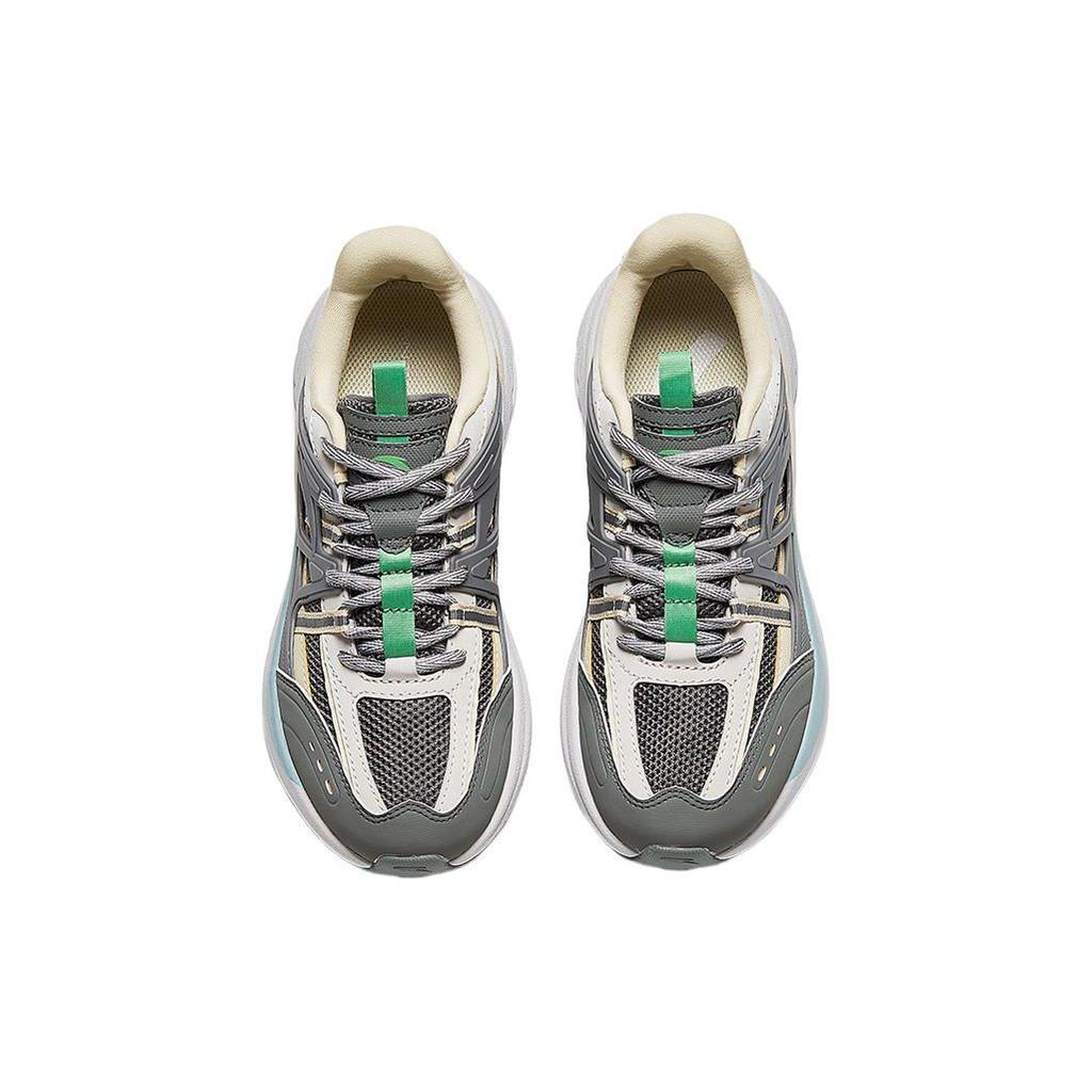 Anta AT955 Durable Low-Top Running Shoes Women sneaker Black White Gray 922345598-4