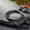 Elastic Magnetic Beaded Bracelet Adjustable Stretchy Wristband For Health Symbol And Stylish Daily Wear