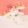Lovely Plush Rabbit Keychain Cartoon Rabbit Bag Charm Bag Ornament for Girl Featuring Soft Fabric and Eye Catching Color