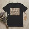 Funny 18th Century European Woodcut Prints TShirts Unisex O Neck Cotton T Shirt Flying Witches Short Sleeve Tee Plus Size Merch