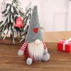 European-Style Faceless Christmas Doll Ornament - Creative Plush Figurine for Kids