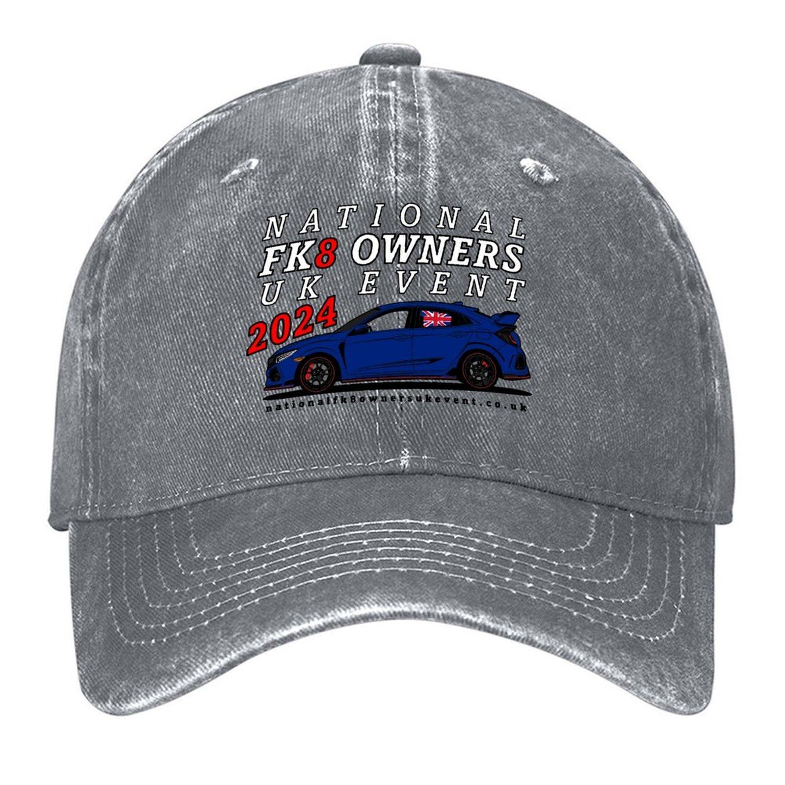 

2026 2024 National FK8 Owners UK Event - Sporty Blue / Aegean Blue Baseball Cap Fun Hats Hat Baseball Cap Cute Sun Hat Women Men