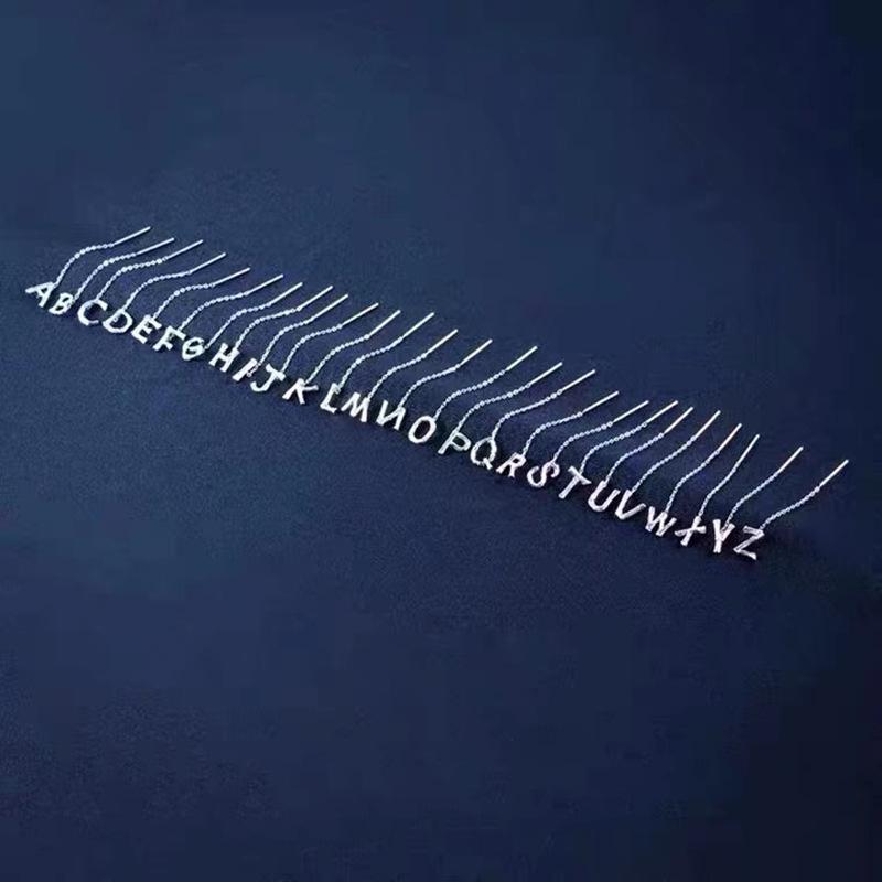 2023 Trendy Letter Earrings: Elegant DIY Niche Design with Light Luxury Tassels for Women