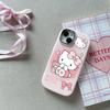3D Bowknot Hello Kitty Ears Cover For Samsung Galaxy S25 S24 S23 S22 Plus Ultra S24 FE Note 20 A52 A35 A15 A25 A32 5G Phone Case