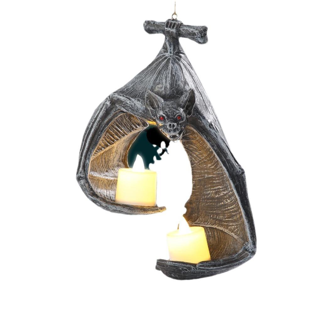 Resin Candlestick Hanging Decoration Home Decorations Bat Candle Decorations