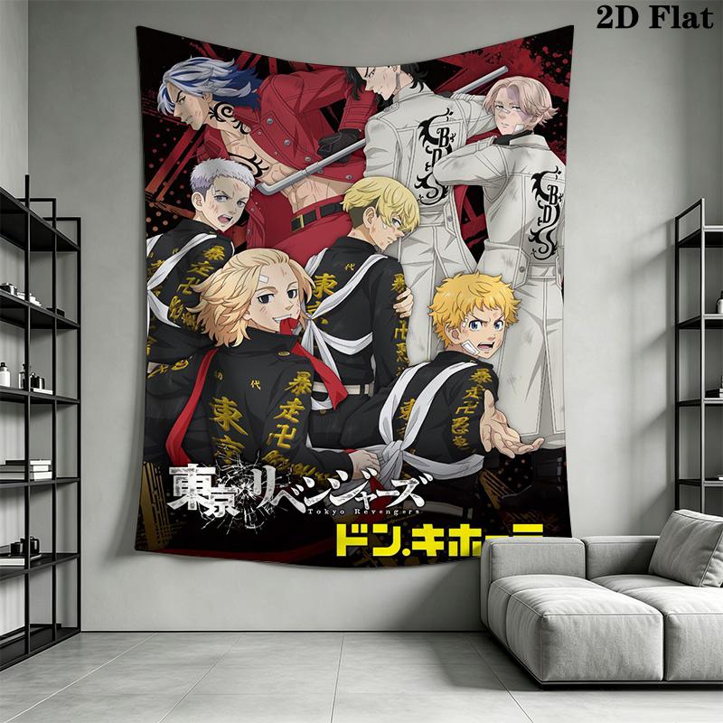 Tokyo Revengers Pattern Home Decor Tapestry, Wall Hanging, Decorative RV Wall Cloth.DGT0925043