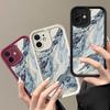 Blue Waves Phone Case For iPhone 17 12 13 14 15 Plus 16 Pro Max 16 Plus 17 Air Bumper Back Cover Case For iPhone 16 15 14 Plus