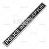 Car Styling 3D Police Interceptor Utility Metal Alloy Adhesive Emblem Rear Trunk Badge Fender Sticker Body Decal for Ford Dodge