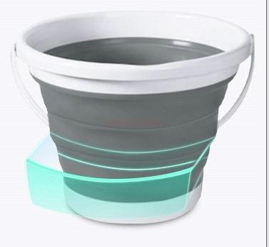 Foldable Bucket Portable Outdoor Travel Household Small Bucket Fishing Bucket Plastic Foot Wash Car Wash
