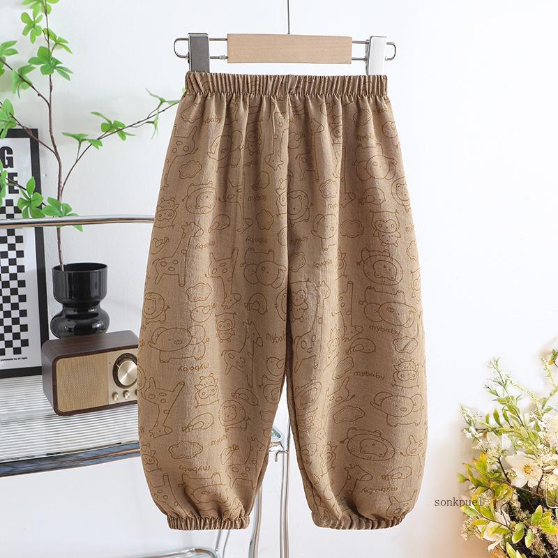 Summer Baby Pants Boys and Girls Casual Mosquito Proof Pants Breathable Kids Sweatpants Children's Pants