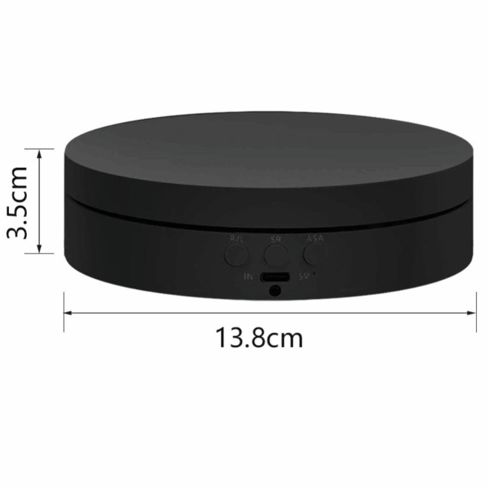 3 Speeds Jewelry Rotating Turntable Motorized 360 Degree Turntable  Photography Displays