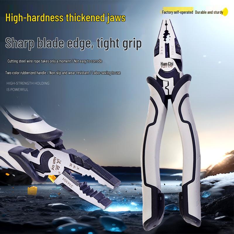 High Hardness Steel Wire Cutters & 6-inch Angled Pliers for Household Use