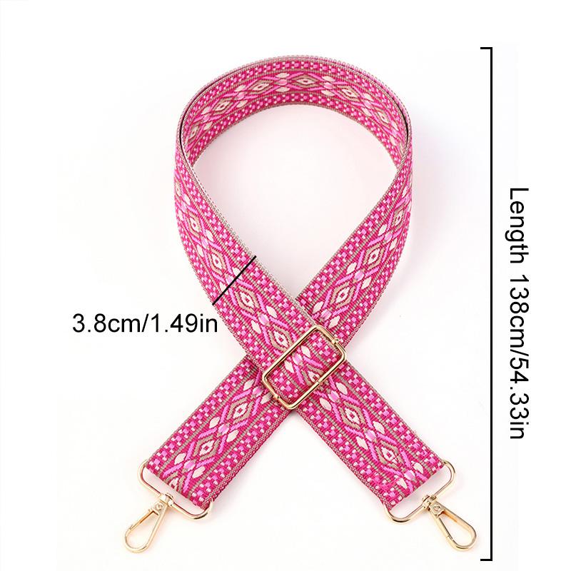 1Pc Polyester/Metal Fashionable Adjustable Multifunctional Shoulder Strap Versatile Luggage Replaceable Bag
