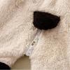 Baby Winter Jumpsuit Overall Panda Animal Hooded Romper Keep Warm Boy Girl Soft Pajamas