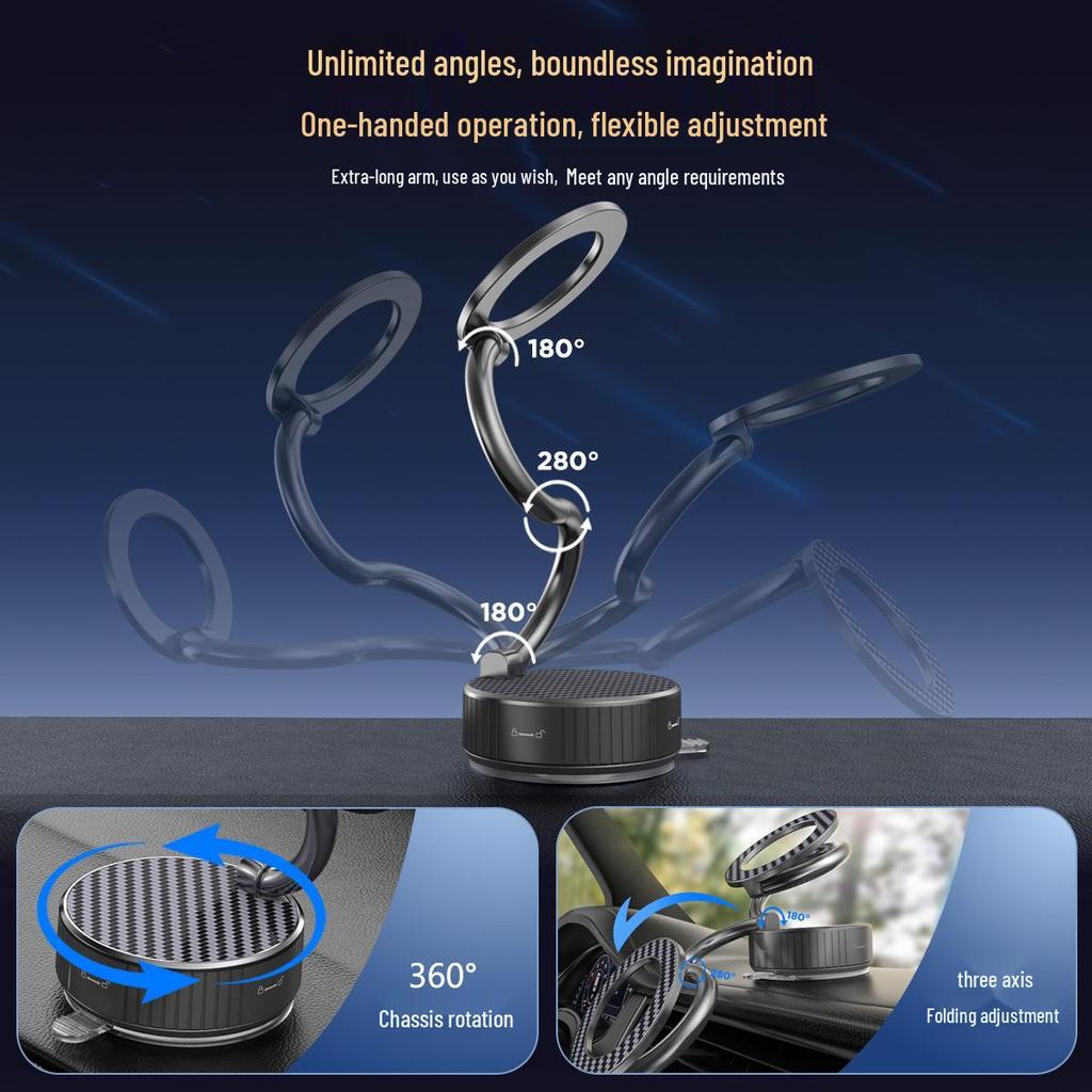 2025 H3 Mobile Phone Car Console Holder - Premium Navigation Support