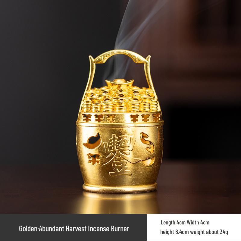 Creative Alloy Mini Indoor Incense Burner - Perfect for Homes, Hotels, and Small Decorative Spaces