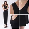 Women Spring Summer Long Maxi Dress Lady Sleeveless Dresses KTB