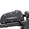Waterproof frame-mounted bicycle bag with webbing, 1l - black