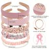 7Pcs New Summer French Style Face Wash Hair Clip Headband for Women's Outings, Hair Compression Headband,Hair Tie