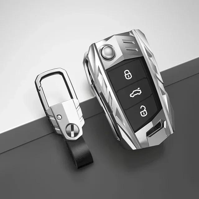 Car Key Case Cover For Volkswagen Vw Golf 7 Gti Mk7 R Touran Skoda Octavia 3 Superb Karoq Kodiaq Seat Leon Mk3 Ateca Accessories