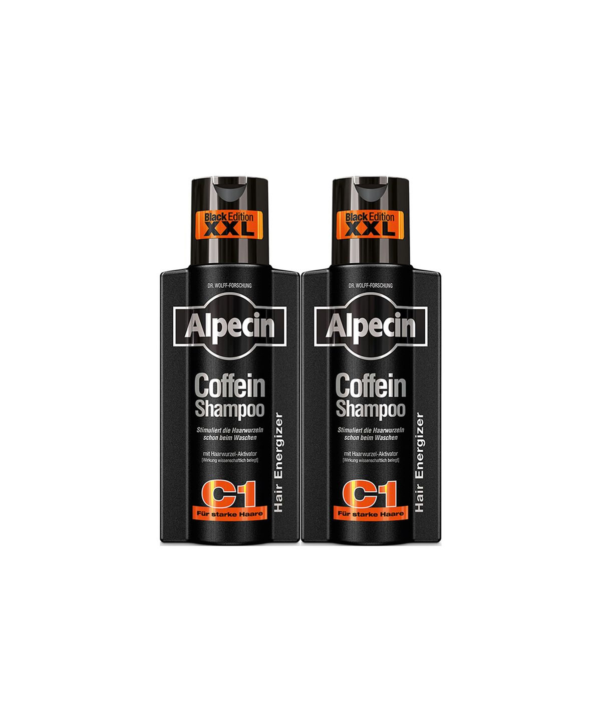 Alpecin Кофеиновый шампунь C1 Black Edition (Укрепление волос и кожи головы) 375 мл x 2
