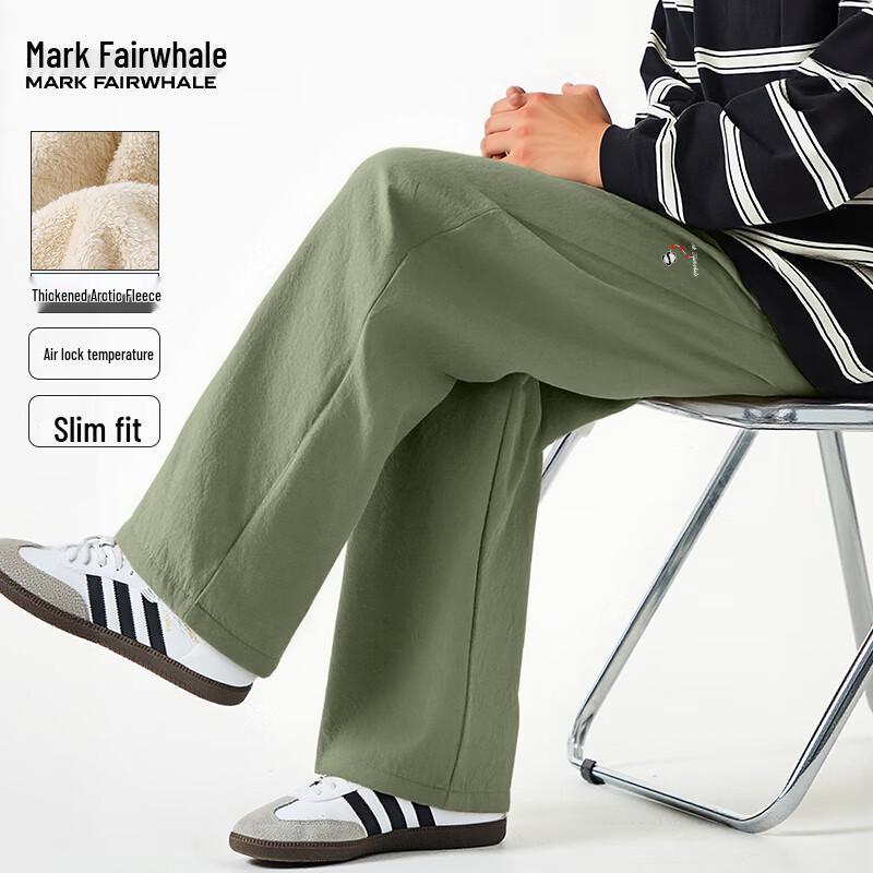 Mark Fairwhale Men s Fleece-Lined Loose Fit Casual Pants 3XL