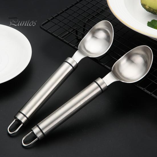 Eisportionierer aus Edelstahl, komfortabler Griff, ergonomisches Design, Schaufel, Dessert-Liebhaber-Werkzeug, Dessert-Momente-Utensil