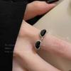 Zirconia Ring - Elegant and Exclusive Women's Small Luxury High-end Style Open Finger Ring - Versatile and Stylish Hand Accessory