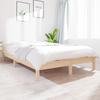 Vidaxl Bed Frame, 120 X 200 Cm, Solid Pine Wood