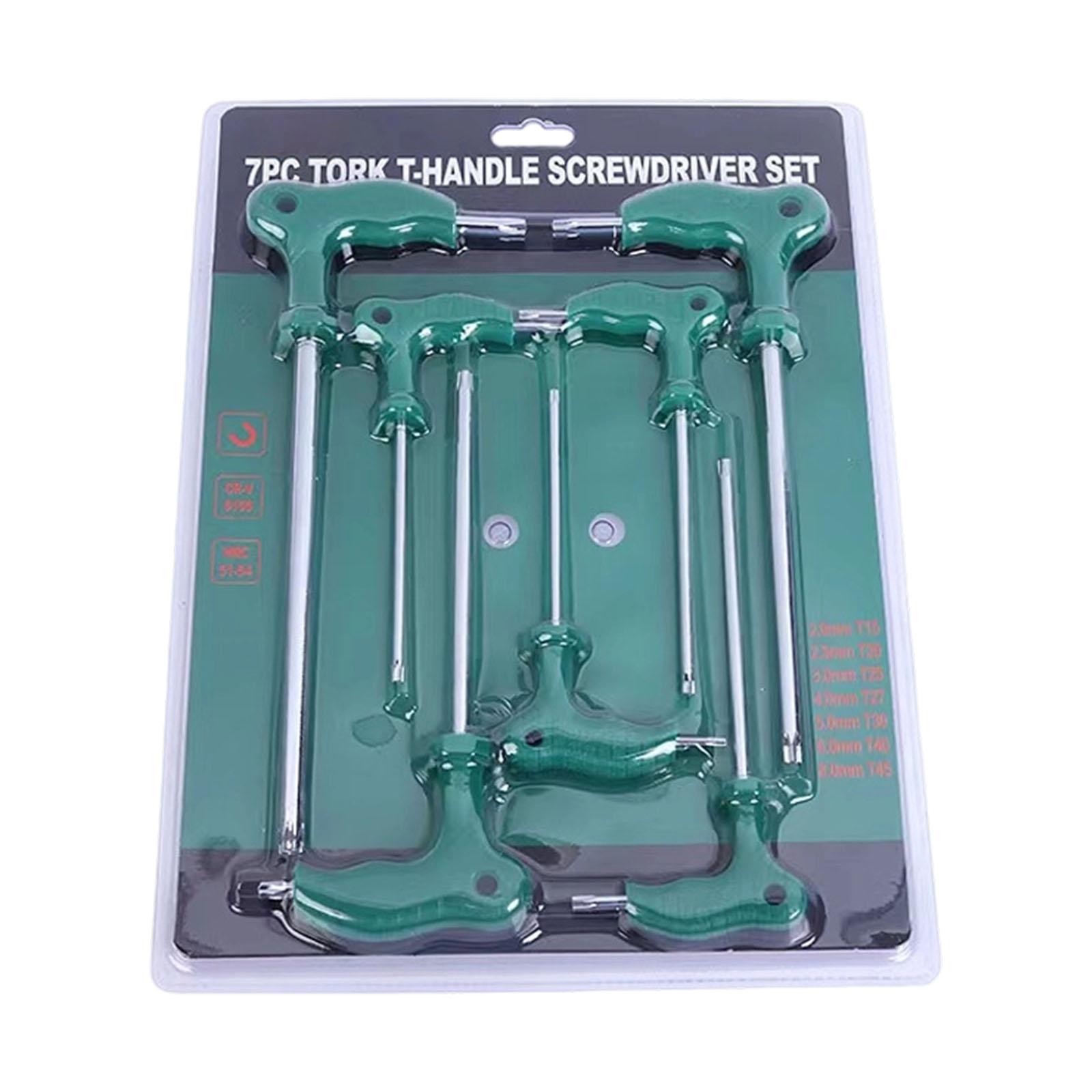 

T Handle Key Set with Mirror Finish Corrosion Resistance for Mechanics DIY