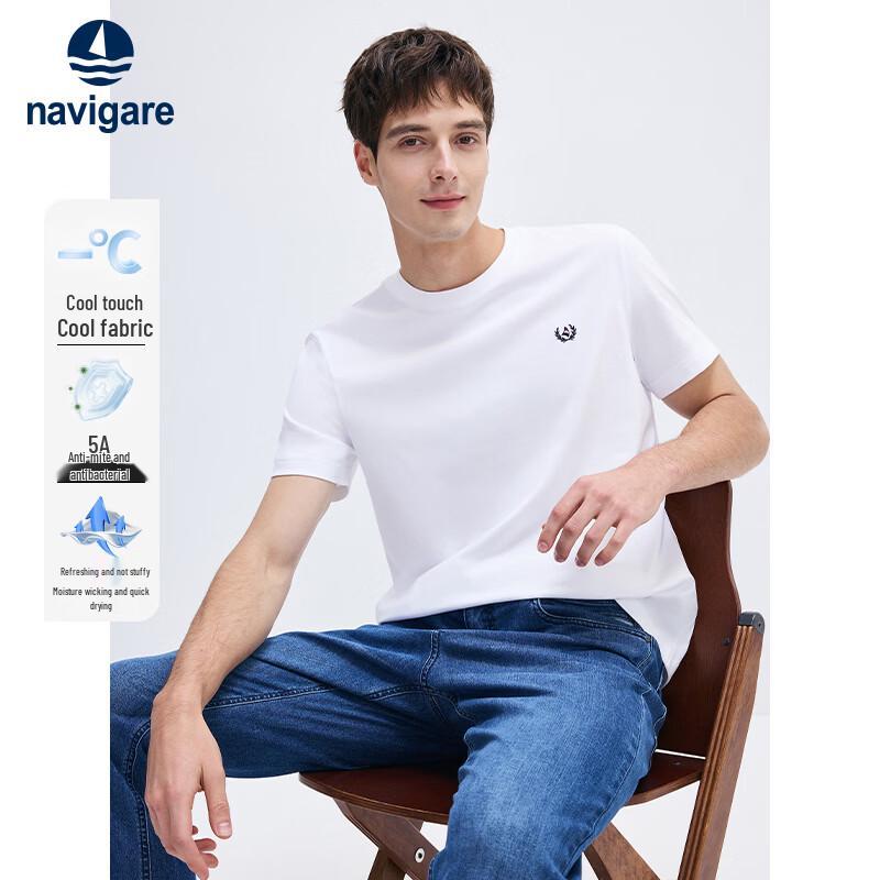 

Navigare Men s Cooling Casual Short Sleeve T-Shirt