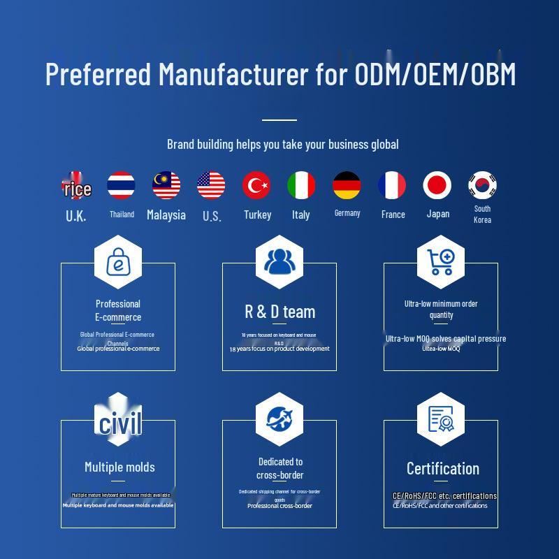 K8 Wired/Wireless Mechanical Keyboard & Mouse Set for Office and Gaming