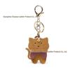 Creative Cat-Shaped Leather Keychain - Cute Kitten Car Key Bag Pendant