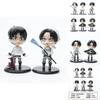 Unique Attack On Titan Eren And Levi Pvc Figures 10cm Gashapon Toys For Stylish Home And Car Decoration