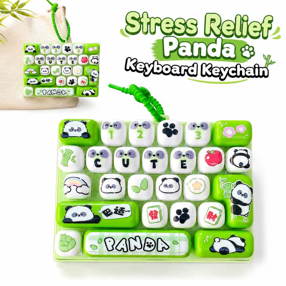 Key Button Keyboard Squeeze Toy 26 Keys Bookbag Pendant  For Adults,Teenagers,Kid