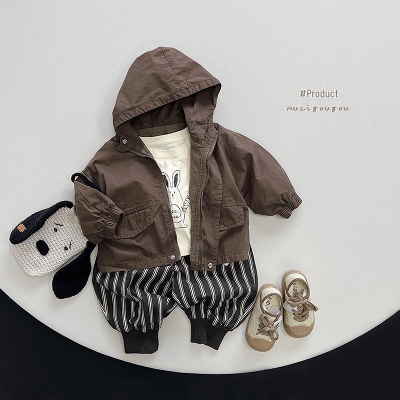 Lively & Cute Cartoon T-Shirt - Spring & Autumn 2025 Collection for Boys & Girls, Baby Pure Cotton Top for Small & Medium Children