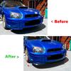 Auto Frontschürze Lippe Spoiler Diffusor Splitter BodyKit Schürzen Abdeckung Schutz Zierleiste Für Subaru Impreza WRX STI 2004-2005