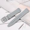 Silicone Watch Band For Swatch 17mm 19mm 20mm Pin Buckle Waterproof Bracelet Wristband Watch Accessories