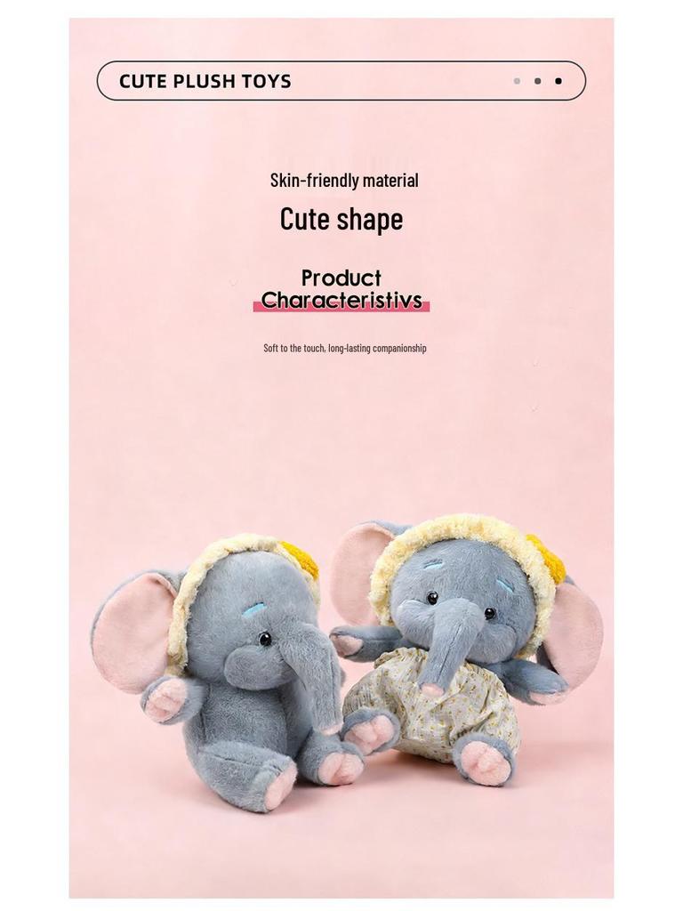 Little Elephant Plush Toy - Infant Sleep Comfort & Birthday Gift