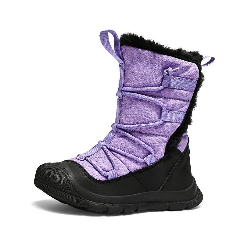 

2025 Winter Children s Shoes Boys High-top Cotton Shoes High Quality Warm Comfortable Non Slip Fashion Girls Outdoor Snow Boots 31