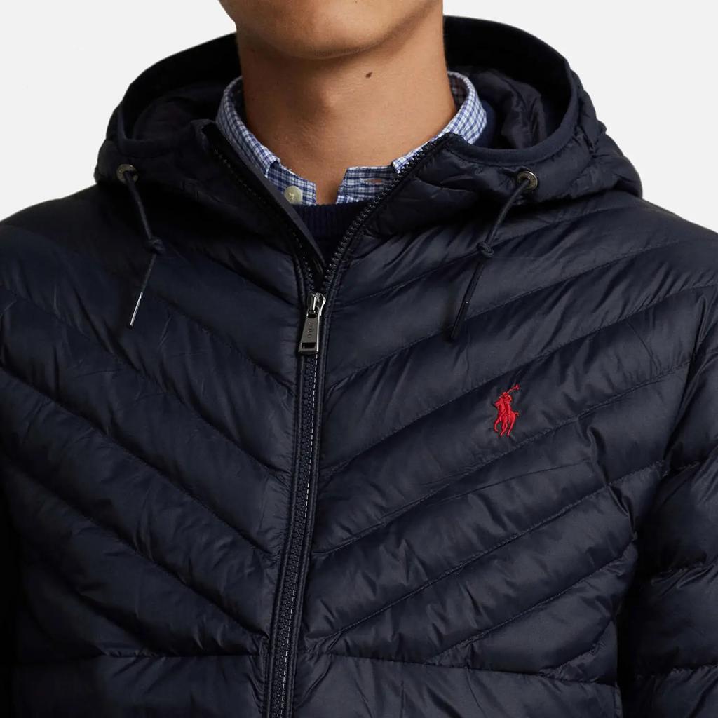 Polo Ralph Lauren Solid Color Hooded Jacket Men jackets Navy-Blue 710920283-001