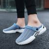 Fashion Men Sandals Platform Sandals Designer Mesh Mules Breathable Padded Beach Slippers 2025 Slip on Lightweight Men Sneakers