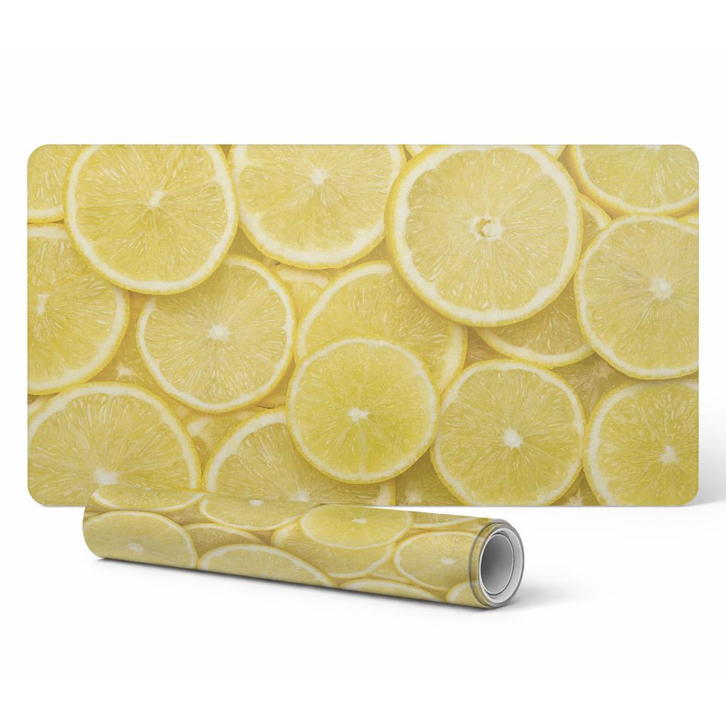 Universal Protective Mat for Computer Equipment Citrus Slices 100x50 Cm