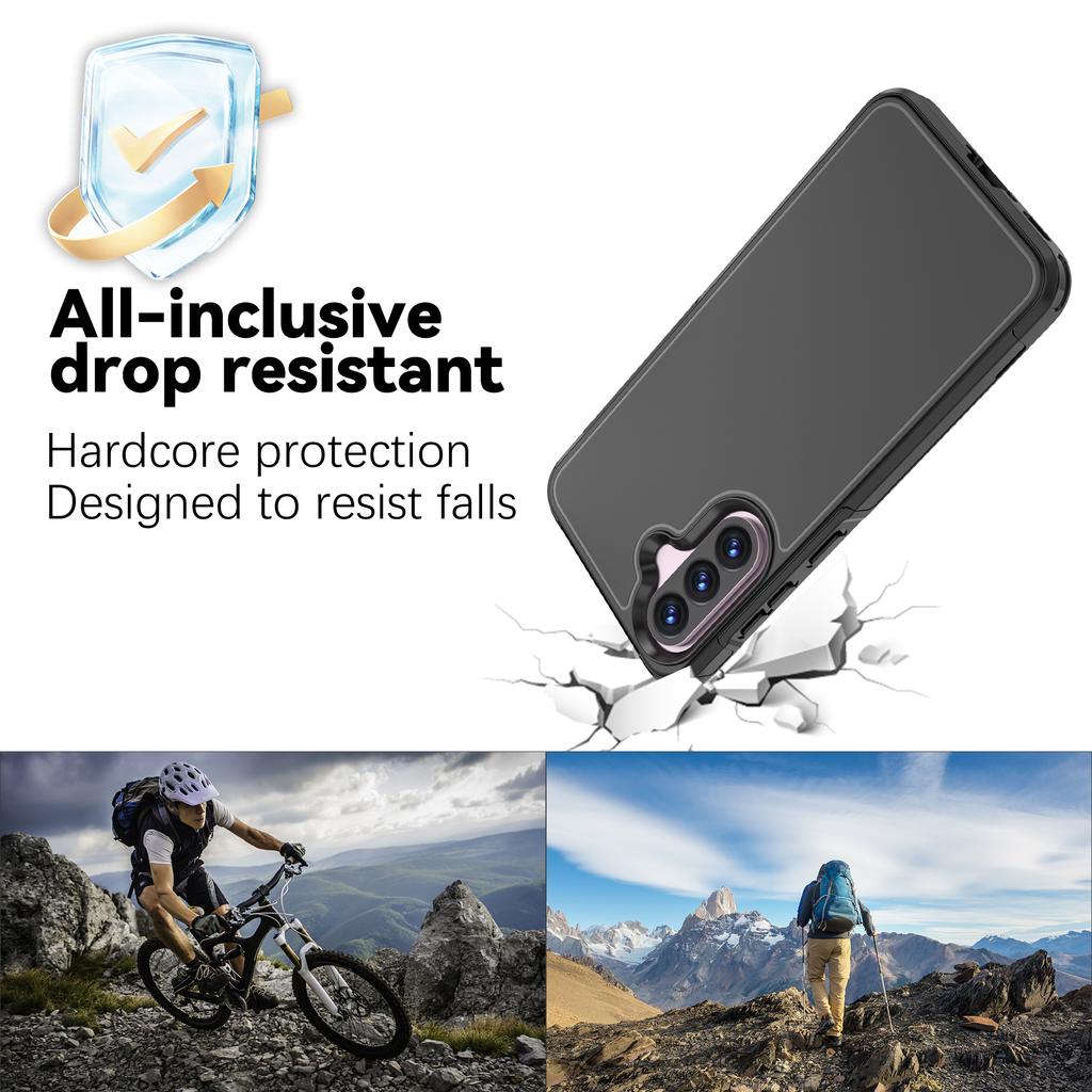 Anti-Fingerprint Dual Layer Case for Samsung Galaxy S26 Ultra A17 S25 FE A56 5G A36 A16 A55 A15 A14 A54 S25 S24 Plus FE S22 S23
