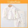 Childrens Cotton Pajama Set With Animal Prints For Fall And Winter Sleepwear