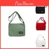 Spacious Solid Color Casual Canvas Bag Stylish Minimalist Commuter Shoulder Bag