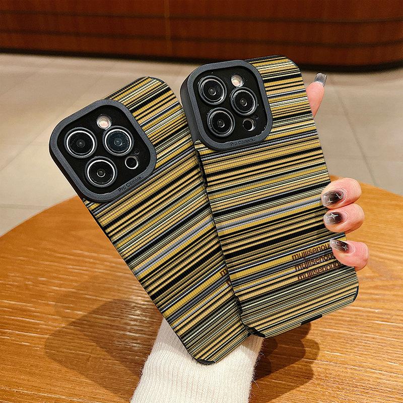 Vertical Leather Shell Fashion Printed Patterned Shockproof Soft Silicone Case with Camera Lens Full Protection for iPhone Samsung