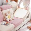 Stretch Sofa Seat Cushion Covers Velvet Jacquard Furniture Protector Couch Slipcover 3 Seater For Cats Dogs Non Slip