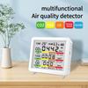 4inch Large Screen Multifunction Air Quality Monitor Including Temperature, Humidity, CO CO2 TVOC for Home
